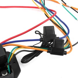 Digital Radiator Fans Controller, Adjustable Temperature Range, 12V and 24V Replace #0444, Range Dual Electric Thermatic Fan Switch Kit