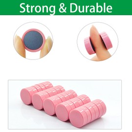 ZDZBLX 30 Pack Colourful Whiteboard & Fridge Magnets - Strong Round Mini Magnets for Crafts, Home, School, Office (Pink)