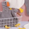 2 duck hand towels, Gray Duck 1+1 01423WT 2ea