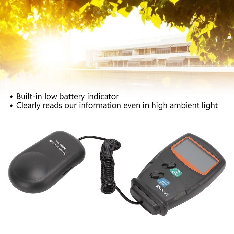 LX1010B Digital Light Meter Multifunction Lux Luxmeter LED Illuminance Meter