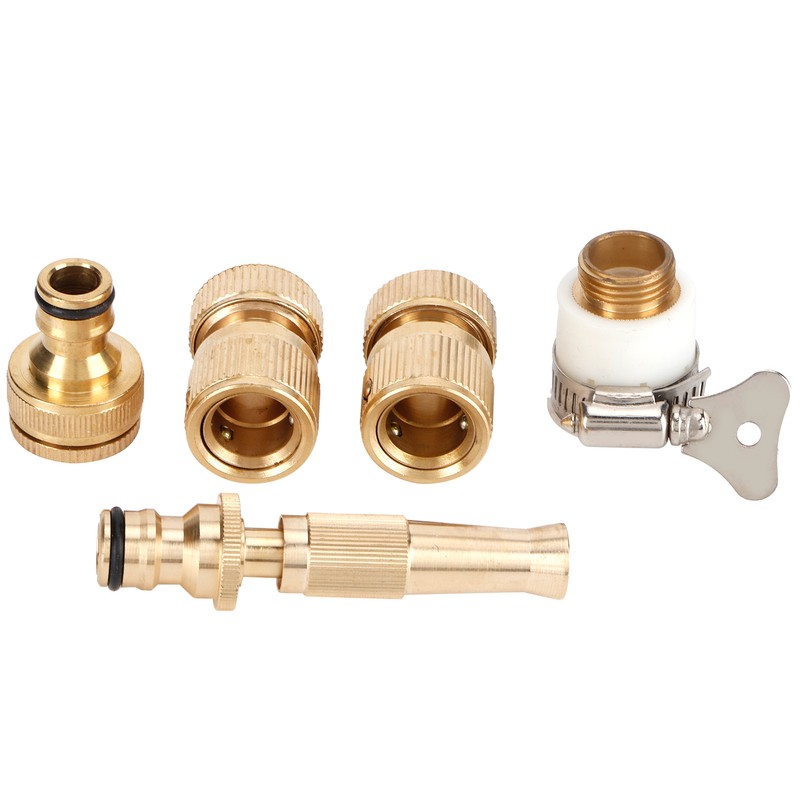 Hose Quick Connector Nipple Nozzle Water Sprayer Kit Garden Watering