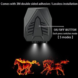 2 Pcs Car Door Projector Lights,Car Door Lights Logo Projector,Welcome Courtesy Ghost Shadow Lamp,Car Door Step Welcome Light Fit for All Car Models(Red)