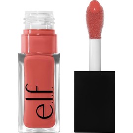 e.l.f. Cosmetics Glow Reviver Aceite para Labios Guayaba Coral It's Giving Guava, Hidrata y Nutre con Brillo Intenso y Efecto Jugoso, Fórmula con Aceite de Jojoba
