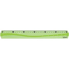 Maped Set of 3 Flat Rulers Unbreakable Flex 15 cm Blue or Green