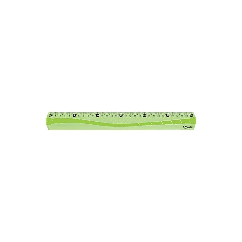 Maped Set of 3 Flat Rulers Unbreakable Flex 15 cm