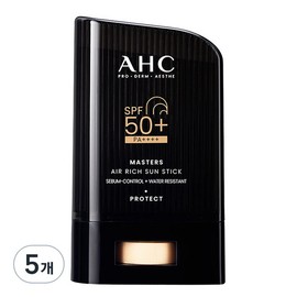 Partner_Reference AHC Masters Air Rich Sun Stick SPF50+ PA++++ 14g 5pcs / AHC 마스터즈 에어리치 선스틱 SPF50+ PA++++ 14g 5개