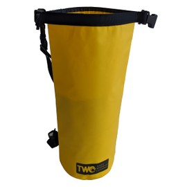 Totally Waterproof Containers YELLOW 5 Liter Waterproof Dry Bag Tube - Lightweight Dry Sack Pack for Boating, Kayaking, Canoeing, Hiking, Camping, Hunting, Watersports & Outdoor Activities
