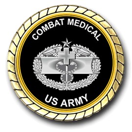 US Army Combat Medical Badge 2nd Award Challenge Coin