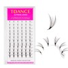 TDANCE Premade Anime Butterfly Lash Extensions for Professional Lash Artists - Plume Flake Lash Extensions, High-Volume Fans, Lightweight, Durable, Easy to Apply, Perfect for Salon Use (0.07-C,8-15mm)