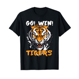 Go! Win! Tigers Sports Design to Support the local Team T-Shirt