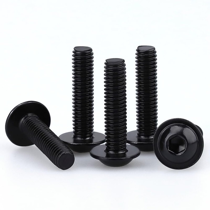 M5-0.8 x 20mm (50 Pack) Flanged Button Head Socket Cap