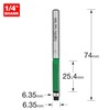 Trend CraftPro Guided Trimmer Router Cutter Bit, 1/4 Inch Shank,