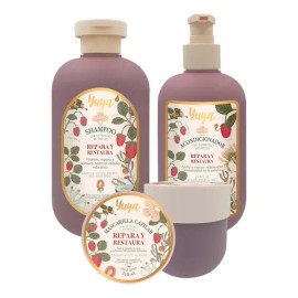 Kit Shampoo+mascarilla+acondicionador Repara Y Restaura Yuya