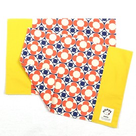 Spinning Flower Navy Placemat (Set of 2) with Your Name seal