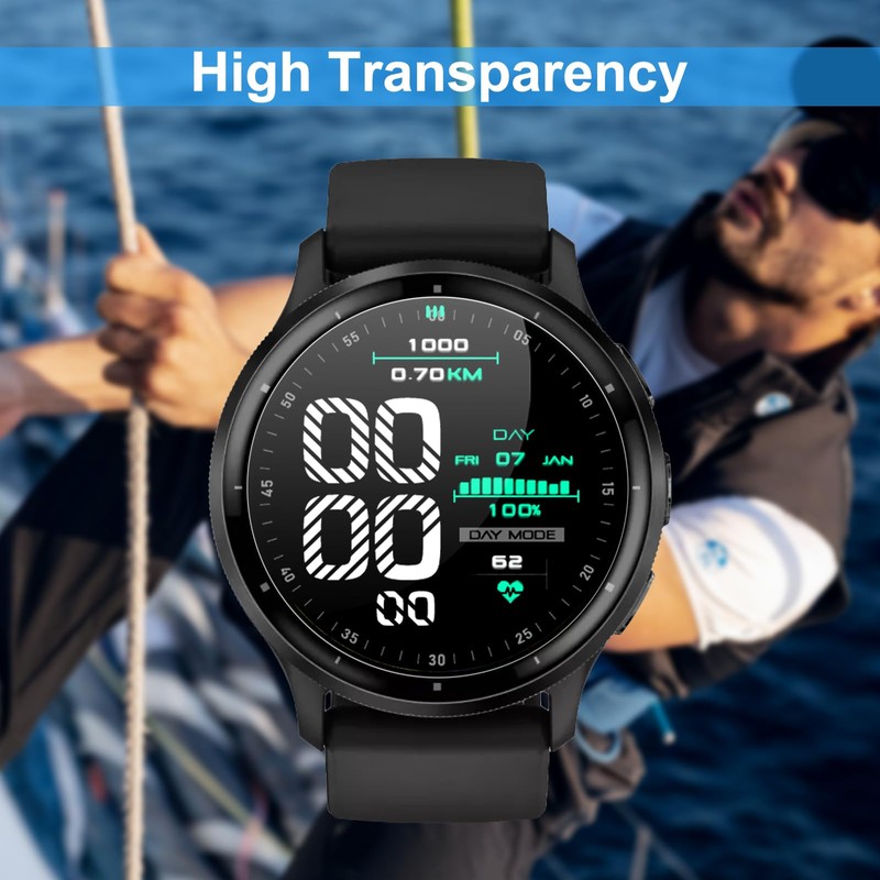 6 Pack Screen Protectors for Garmin Venu 3, Soft TPU