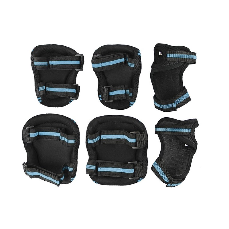 SENLINRUI Adults Knee Elbow Wrist Braces Pads Set Reflective Collision