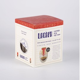 LACÀPH PHIN BLEND DRIP BAGS - Single Serve Pour Over Vietnamese Coffee Drip Bag | Travel Friendly | Convenient Coffee for Camping