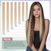 Benehair Clip-In Real Hair Extensions, 6 Pieces, Clip Real Hair