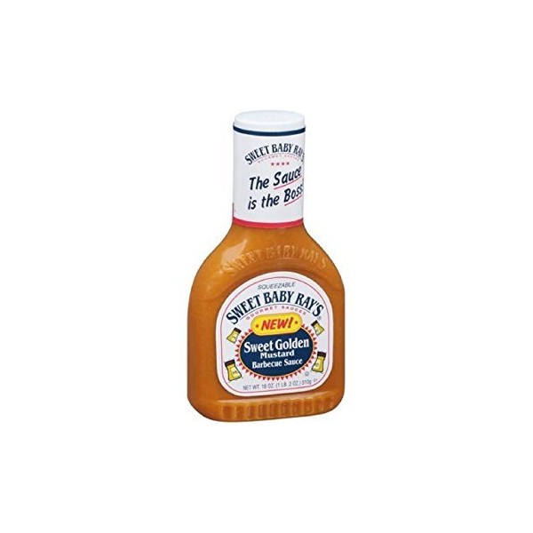 Sweet Baby Ray's Sweet Golden Mustard Barbecue Sauce 18 oz 1 Pack