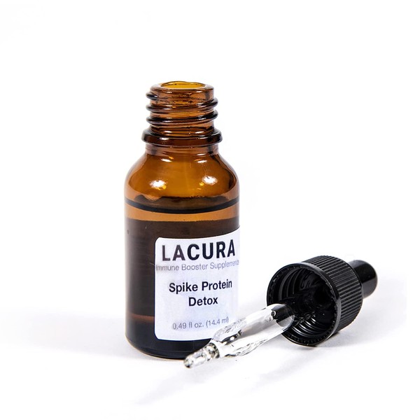 LaCura - Spike Protein Detox, Pine Needle Oil, Pine Essential Oil with Star Anise, Rosemary, Ginger, Carrot Seed, & Lemon, Aromatherapy Oil, Pure-Grade Essential Oils, 15 ml