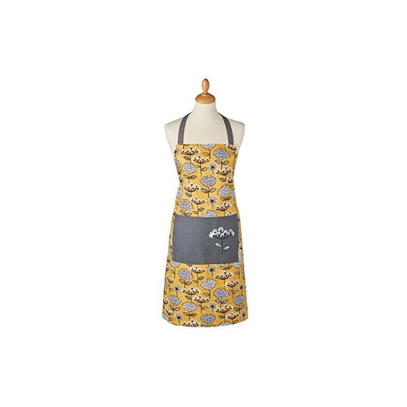Cooksmart Apron, Cotton Twill, Mustard, One