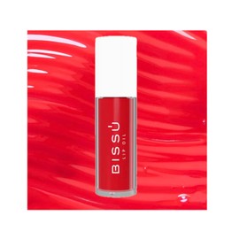 Lip Oil Bissu con Vitamina E, Aceites humectantes, Antioxidantes y Aroma Delicioso | 7 Tonos Disponibles (Frambuesa)
