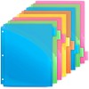 Dunwell 8-Tab Binder Dividers with Slash Pocket, Plastic 1 Pocket
