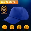 HiFEN® Unisex-Kinder-Baseballkappe, vorgebogen, einfarbig, verstellbar, für den Außenbereich, Sommer, Sonnenhut,