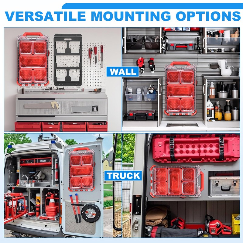 MorningRo 2 Pcs Mounting Plate Compatible with Milwaukee Packout Toolbox