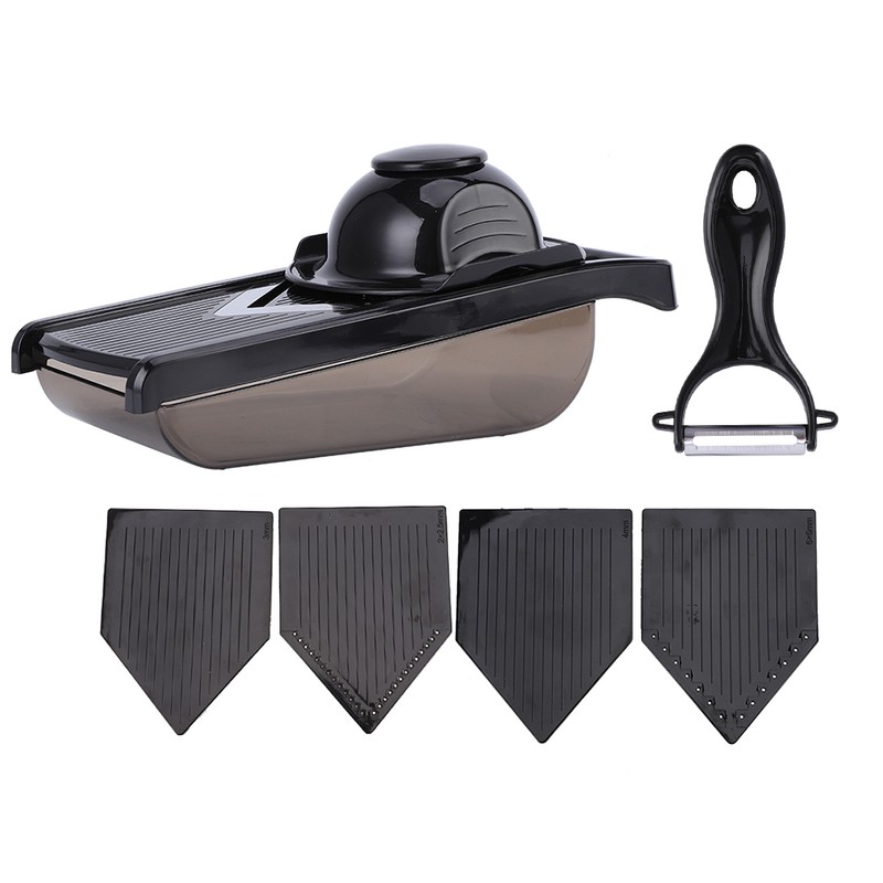 Multifunction 5‑in‑1 Vegetable Potato Carrot Chopper Food Cutter Grater Kitchen