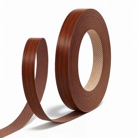 GSCIT Club Cherry Edge Banding, 3/4 inch x 25ft roll of Veneer PVC Edge Banding Preglued Flexible, Wood Tape Banding for Cabinet
