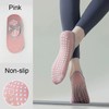 Onefatchoy Pilates Socks For Women Non Slip With Grips Straps