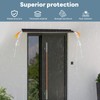 Orechic 2Pack Heavy-Duty Aluminum Door Rain Drip Guard, 4″ Extra-Wide
