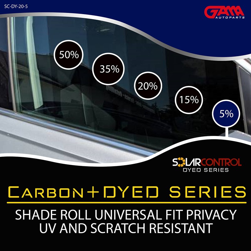SOLARCONTROL Window Tint Car Film 2PLY 100% UV Rejection 40'