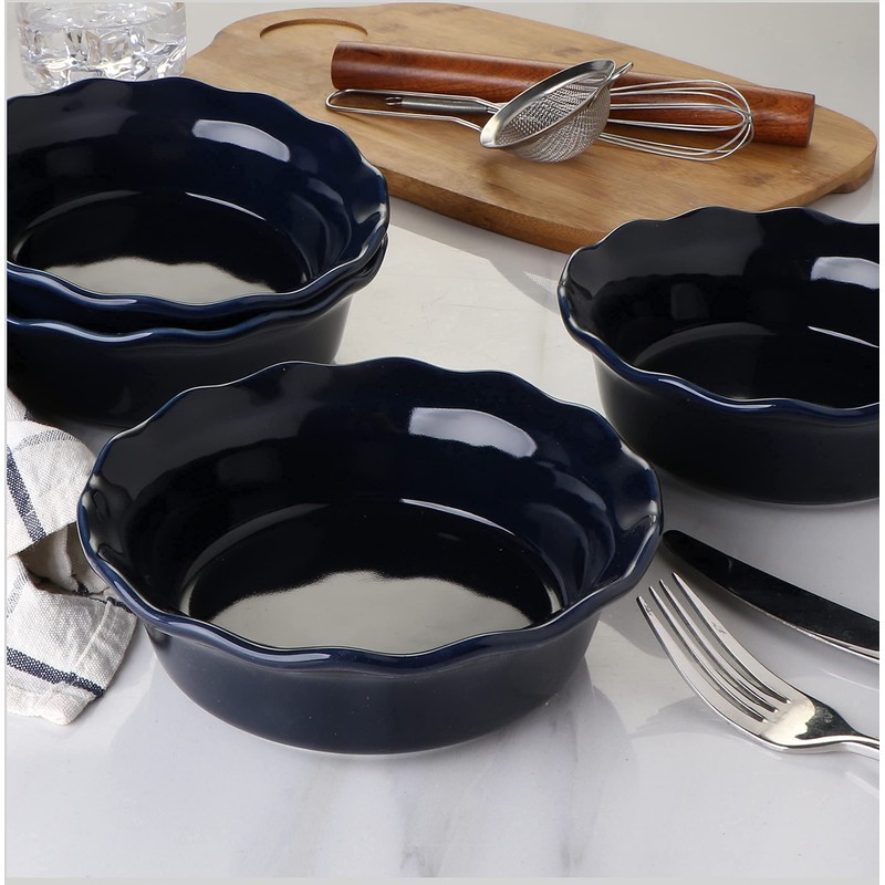 ONEMORE Pie Pans, 6.8 inch Small Chicken Pot Pie Plates