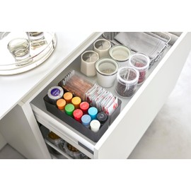 Yamazaki Black Resin Organiser Large Deep 2