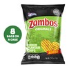 Zambos Plantain Chips Original, Crunchy Ridged Cut Premium Plantain Chips,