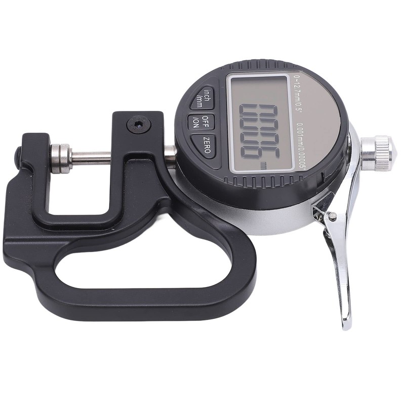 Tyenaza Digital Thickness Gauge, 0.001mm/0.00005"-12.7mm/0.5" Electronic Micrometer Thickness Gauge with