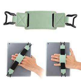 OIHCAZ Security Hand-Strap for Kindle & Tablets, Finger Grip Holder, Universal 6-7.5 for Commuting/Bed Reading, E-Reader Accessories（One-Hand Use, Lightweight, High-Elasticity）