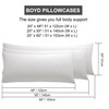 PiccoCasa Long Body Pillow Case Soft Brushed Microfibre Pillow Cover