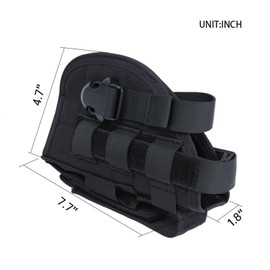 EXCELLENT ELITE SPANKER Airsoft Pistol Holsters Tactical Adjustable Pistol for Holster M1911 G17 G18 G19 G26 G34 XD-45acp CZ P-10C(Black)