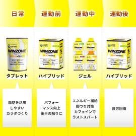 Nihon Shinyaku Winzone Energy Tablet (180 Tablets) 30 Day Supply Hydroxycitric Acid Energy Supplement Marathon