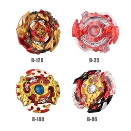 Gytobytle Spriggan 4-in-1 Bey Battle Spinner with Box Metal Fusion Burst Battle Blade Spinning Top Set, Handle with Sound and Light, 2 Launcher Children's Toy