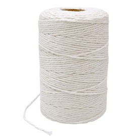 656 Feet Natural Cotton Bakers Twine Cotton Cooking Twine String for Trussing and Tying Meat Making Sausage