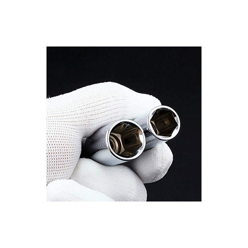 Deep Drive Socket 2PCS 50mm Long Reach Socket 1/4" Square