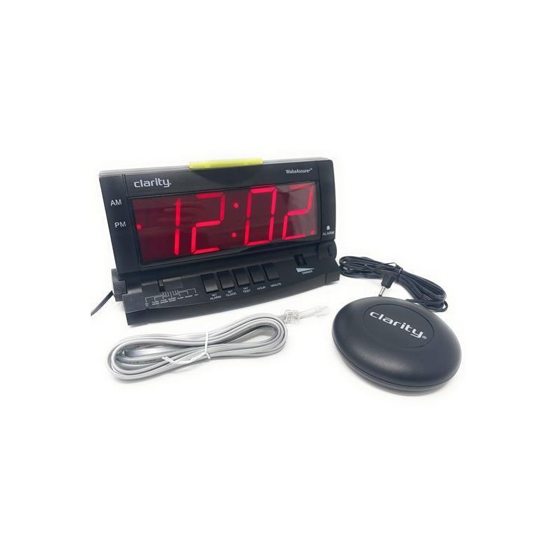 Clarity WakeAssure+ Vibrating Alarm Clock