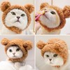 JOICEE Cute Cat Costume Warm Bear Hat Adjustable Soft Small