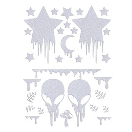 Sasswear Alien Drip Pasties Nipple Cover Set, Medical Adhesive, Made in USA