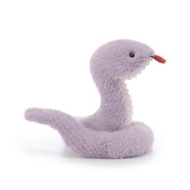 Apricot Lamb Purple Wild Snake Plushies Stuffed Animals for Baby Girl and Boy, Soft Cute Plush Toys for Kids, 8.7 Inches