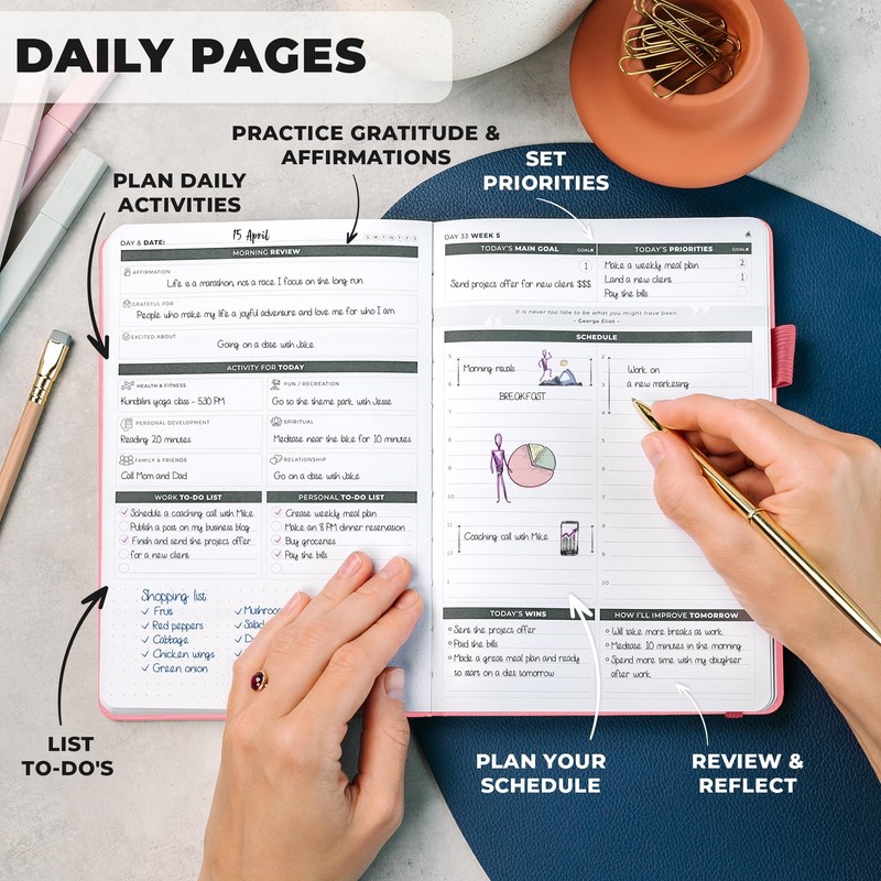 Clever Fox Ultimate Achiever’s Goal Planner - Focus & Productivity